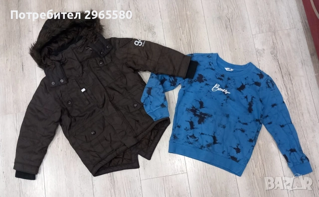 лот за момче, ръст 110-116 см, яке NEXT, суитчър George и други, снимка 2 - Детски якета и елеци - 53292024