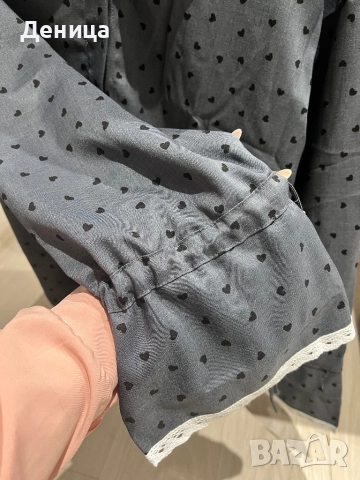 Риза овърсайз сива, снимка 4 - Ризи - 52165247