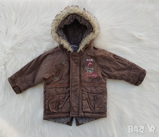Зимно яке за бебе 6-9 месеца , снимка 1 - Бебешки якета и елеци - 38107744
