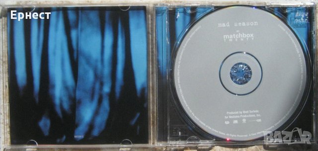 алтернатив/пост-гръндж Matchbox Twenty - Mad Season CD, снимка 3 - CD дискове - 32528462