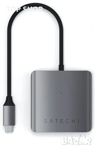 4-портов USB C хъб, снимка 3 - USB Flash памети - 48737860