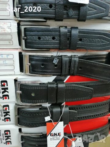 Продавам мъжки колани от естествена телешка кожа на едро, снимка 12 - Колани - 36719817