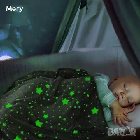 Детско светещо одеяло, снимка 3 - Спално бельо и завивки - 43492268