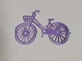 Елемент от хартия велосипед колело скрапбук декорация 