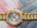 ЛУКСОЗЕН ДАМСКИ ЧАСОВНИК В ЗЛАТЕН ЦВЯТ , снимка 5
