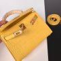 Hermes Kelly Mini yellow , снимка 4