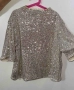 Дамска блуза пайети с къс ръкав, снимка 1