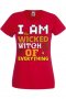 Дамска тениска I'm The Wicked Witch Of Everything 3,Halloween,Хелоуин,Празник,Забавление,Изненада,, снимка 3