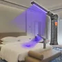 Сгъваема лампа UV 395nm, магнит, кука, сгъваема, LED, TYPE C зареждане, снимка 5