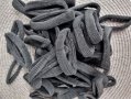 Черни обикновени ластици в пакет , снимка 1 - Аксесоари за коса - 39473508