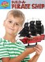 Нов детски комплект пиратски кораб за сглобяване рисуване деца 8+ играчка, снимка 2