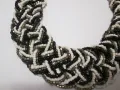 Красиво винтидж дамско колие , стъклени мъниста, снимка 2