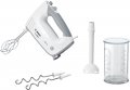 Миксер, Bosch MFQ36440, Hand mixer, ErgoMixx, 450 W, Included blender & transparent jug, White, снимка 1 - Миксери - 38424988