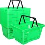 Светло зелена кошница за пазаруване 22л, търговско оборудване!, снимка 1