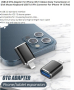 Метален OTG адаптер USB 3.0  към iPhone тип Lightning  , снимка 3