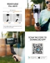 ESSAGER Gimbal трипод с подвижна запълваща светлина за iPhone ,Android, снимка 4