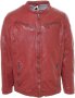 GIPSY мъжко кожена яке червено размер 52, снимка 1