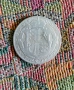 Англия 1/2 крона 1920 сребро , снимка 1