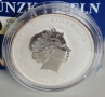 Сребро серия 2 Лунар 1/2 OZ половин унция 2010 Тигър Perth Mint, снимка 2