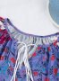 Дамска блуза с принт на цветя, снимка 7