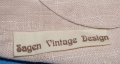 Чисто нова дамска Vintage чанта Sagen Design от 100% Лен, снимка 7