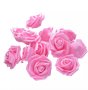 Изкуствени рози от фоам 6 - 7 см - различни цветове 