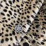 Елегантно палто с леопардов принт, дамско леопардово палто с косъм, пухкаво, еко, S, M, снимка 4