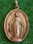 Сребърен медальон медал на Дева Мария на благодатта уникат 43374, снимка 4