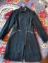 Черно дълго палто с подплата , снимка 6