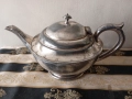Посребрена кана за кафе,чай арт деко, снимка 1