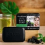 Сапун за лице и тяло с активен въглен и зелен чай – Kiss Beauty Black Soap, снимка 7