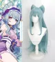 Висококачествена аниме перука Genshin Impact Yumemizuki Mizuki в ментово зелено, снимка 6