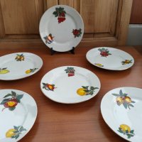 Стар български порцелан чинии , снимка 1 - Антикварни и старинни предмети - 37488390