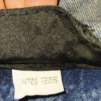 52см дънкова шапка, снимка 2 - Шапки, шалове и ръкавици - 33121016