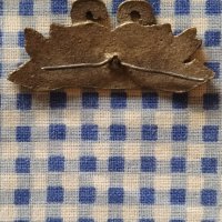 Стара бронзова кокарда, снимка 3 - Колекции - 44041204