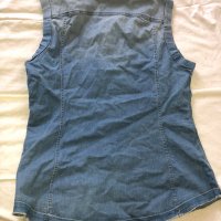 G-star Дамска оригинална дънкова риза без ръкави, снимка 5 - Ризи - 28800491