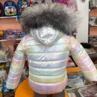 Зимно яке с естествен пух, снимка 1 - Детски якета и елеци - 39024935
