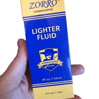 Zorro Premium Gasoline 133мл истински бензин за запалка ZIPPO, снимка 5 - Други спортове - 42944034