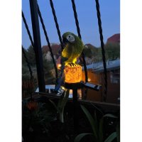 Градинска соларна лампа Папагал, снимка 5 - Соларни лампи - 40838534