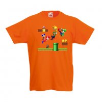 Детска тениска Супер Марио Super Mario 10, снимка 3 - Детски тениски и потници - 33083076