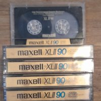 Лот от 5 бр хромни касети Maxell XLII 90 - MADE IN JAPAN!!!!!, снимка 1 - Аудио касети - 43287158