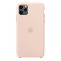 Силиконов кейс Silicone Case за Apple, За iPhone 11 (6.1), Пепел от рози, снимка 1 - Калъфи, кейсове - 37815402