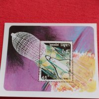 Две пощенски блок марки САМОЛЕТИ поща Камбоджа,Куба много красиви за КОЛЕКЦИЯ 22518, снимка 2 - Филателия - 40397288