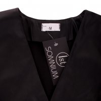 Черна рокля имитация на кожа марка 1st Somnium , снимка 6 - Рокли - 38768313