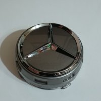 Капачки за джанти за Mercedes AMG Черни Сиви Червени Матирани (A0004000900), 75mm, снимка 6 - Аксесоари и консумативи - 29421821