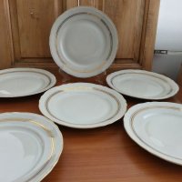 Стар български порцелан чинии, снимка 1 - Антикварни и старинни предмети - 33280516