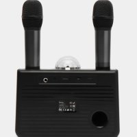 Bluetooth-колонка Hoco  + 2 микрофона (20W, USB/MicroSD/AUX, 4800 mAh), снимка 2 - Караоке - 43047410
