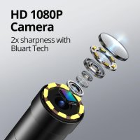 Ендоскопска инспекционна камера DEPSTECH със светлина, 1080P HD, снимка 2 - Друга електроника - 43032350