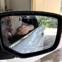 2 бр. Фолио против замъгляване и пръски на автомобилни огледала стикери за огледала огледало, снимка 2 - Аксесоари и консумативи - 27706673