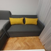 Разтегателен диван,размери:Д: 145 см. Ш: 98 см. В: 79 см., снимка 1 - Дивани и мека мебел - 43361684